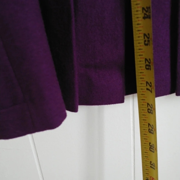 Mark Alexander Suit Blazer Skirt 12P Purple 100% Wool Blazer Classic Elegant. - Picture 7 of 12